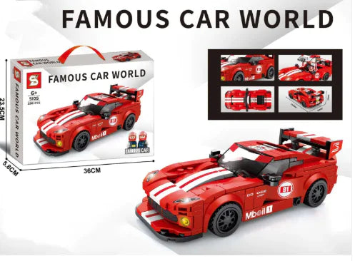 Sports Car Bricks Set