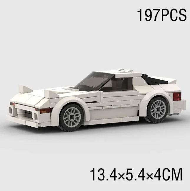 Kids Sports Car bricks building Set