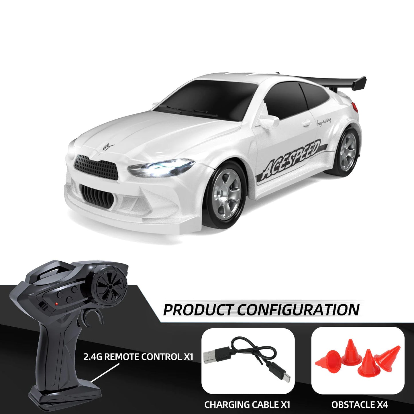 1:64 mini rc 4wd Drift Car