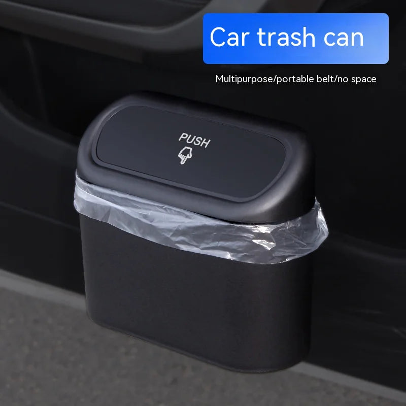 Portable Car Trash Can bin with cover