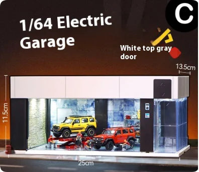 Car Display Model Storage showcase with LED light 1:64