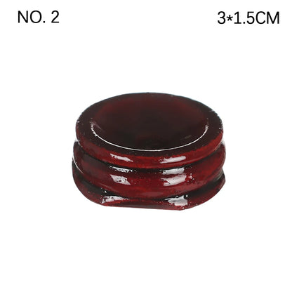 1 PC Figurine Crystal Ball Base Handicraft Desktop Ornaments Photography Props Display Stand Sphere Stone Support Wooden Holder