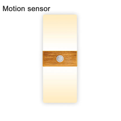 LED Wall Light PIR Motion Sensor Night Wall Lamp Bedroom Bedside Light Living Room Balcony Aisle Corridor Decoration Lighting