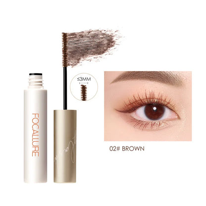 FOCALLURE Makeup Mascara Super Micro Brush Volume Eyelashes Lightweight Fiber Filled Lashes Extension Beauty Mascara Makeup