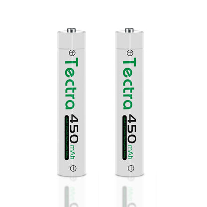 Ni-MH 1.2V 450mAh Rechargeable AAAA Battery & AAAA USB Charger for Surface Pen,Alarm Clocks,Flashlights,Bluetooth Speaker
