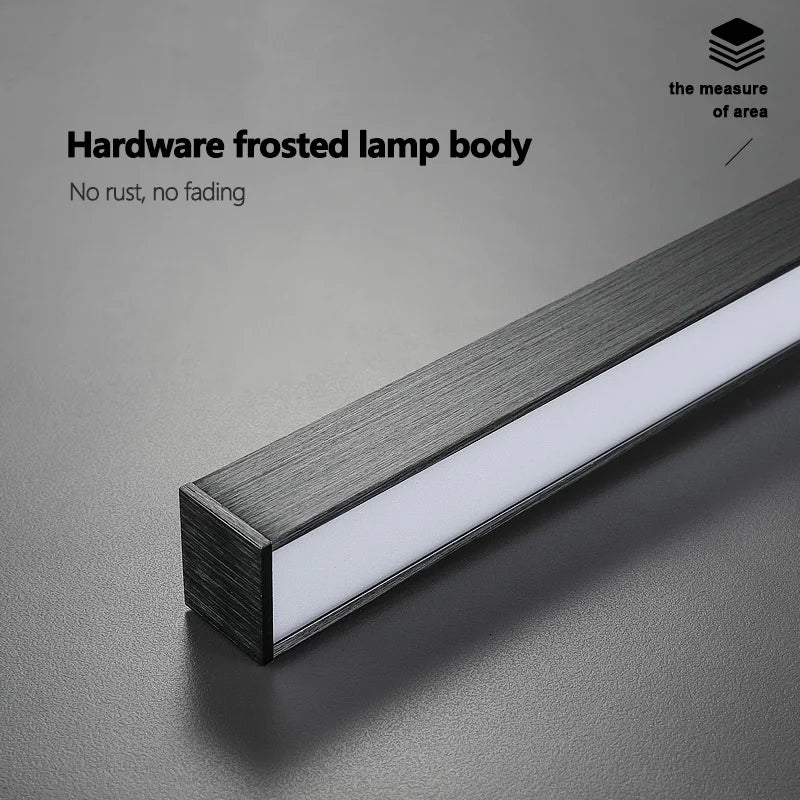 Minimalist one-word long cloakroom ceiling lamp bedroom lamp simple modern aisle lamp home balcony Nordic lamps