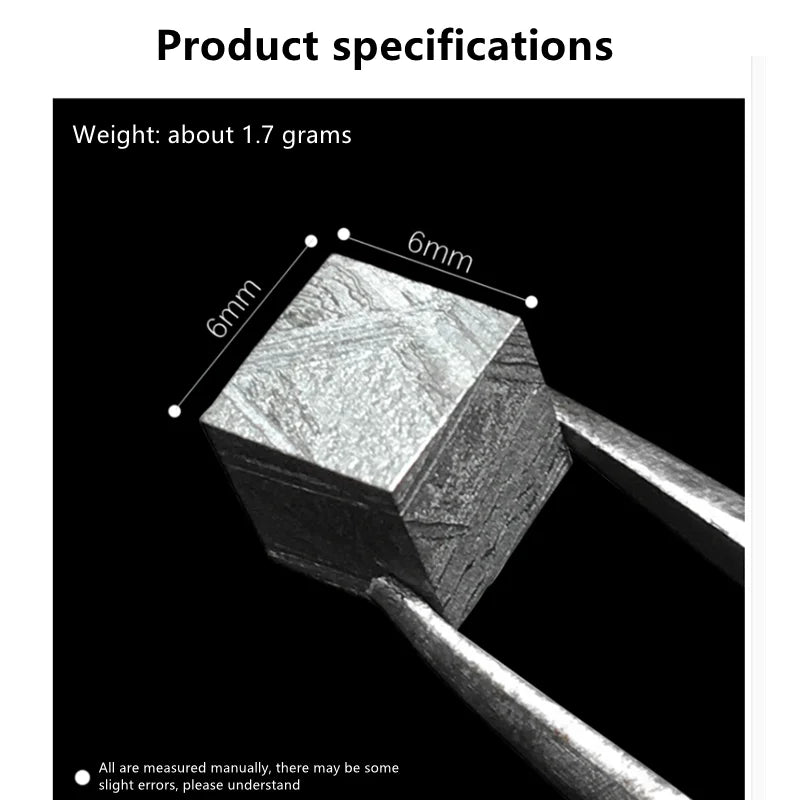 Sweden M Meteorite Cube Sky Iron Energy Can Be DIY Collection Meteor Small Ornaments