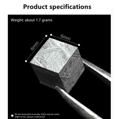 Sweden M Meteorite Cube Sky Iron Energy Can Be DIY Collection Meteor Small Ornaments