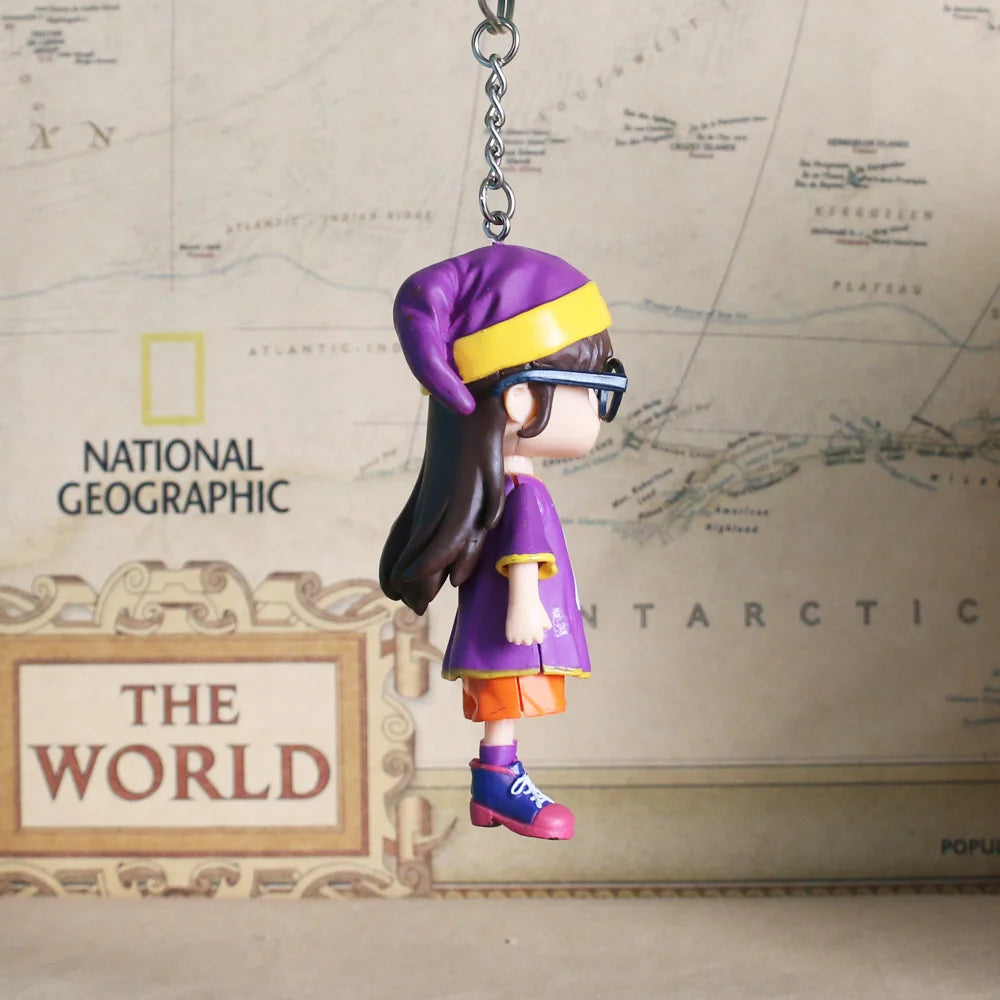Hot Sale Key Chain Pandent Akira Toriyama Dr.Slump Robot Girl Arale 9CM Bag Pendant Figure Model Toys Gift
