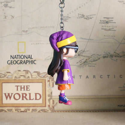 Hot Sale Key Chain Pandent Akira Toriyama Dr.Slump Robot Girl Arale 9CM Bag Pendant Figure Model Toys Gift