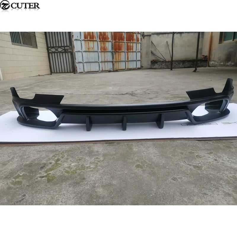 Newest Carbon Fiber Frp Rear Bumper Diffuser Lip for Porsche Macan Car Body Kit 14-19