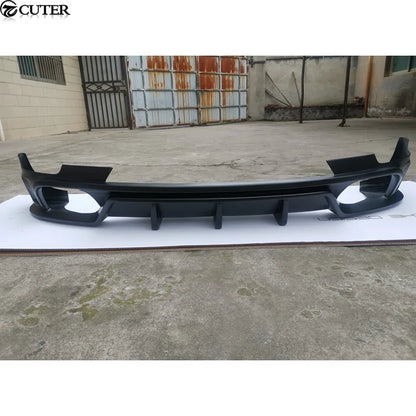 Newest Carbon Fiber Frp Rear Bumper Diffuser Lip for Porsche Macan Car Body Kit 14-19