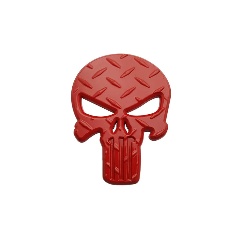 3D Metal The for Skull Skeleton Car Motorcycle Body Emblem Badge Fashion Decoration Automobile Styling Car accessories