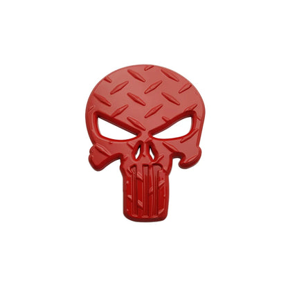 3D Metal The for Skull Skeleton Car Motorcycle Body Emblem Badge Fashion Decoration Automobile Styling Car accessories