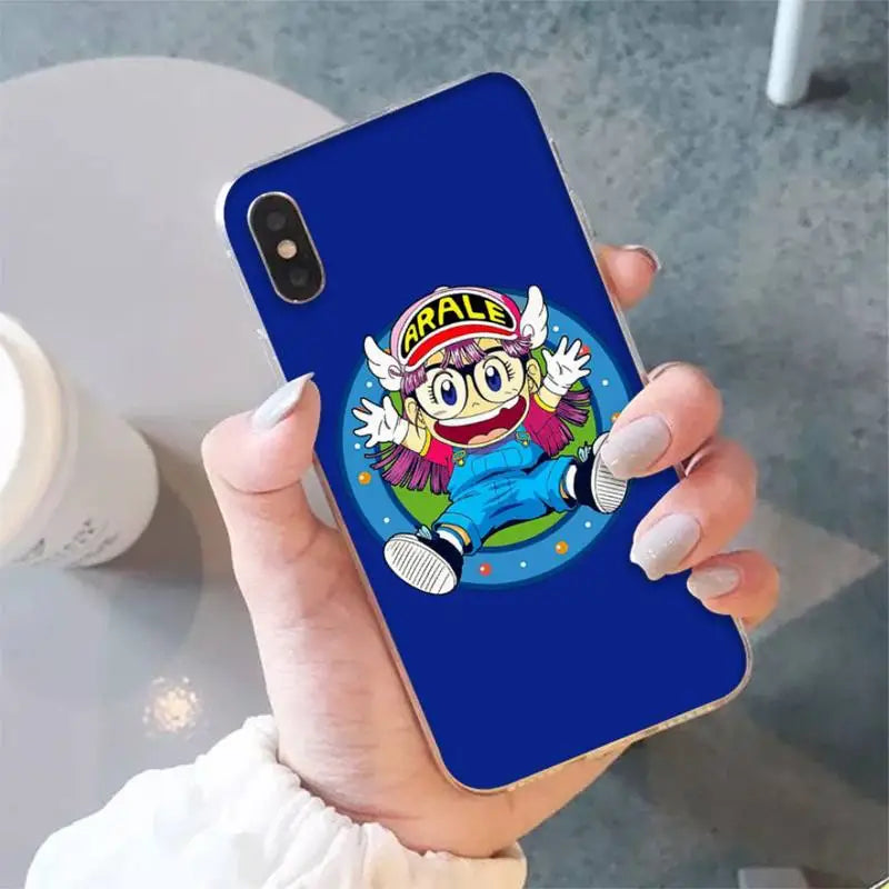 Yinuoda Cartoon Dr Slump Arale Phone Case for iPhone 11 12 13 mini pro XS MAX 8 7 6 6S Plus X 5S SE 2020 XR case