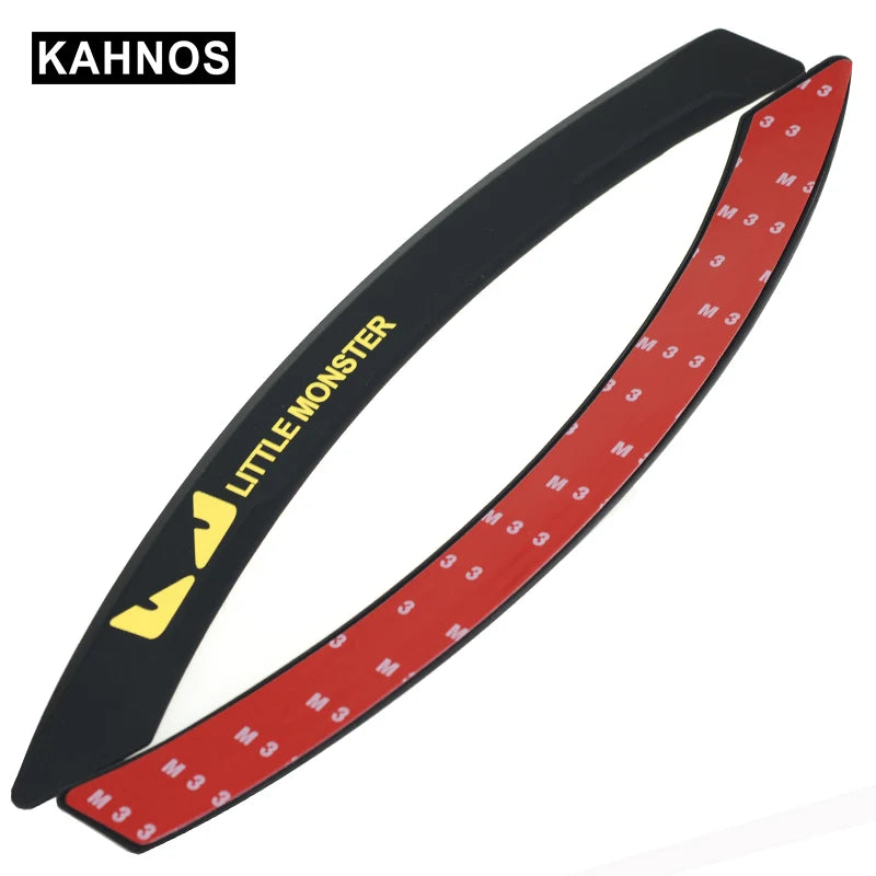 Car Wheel Arch Fender Protector Strip Rubber Anti Scratch Bumper Corner Guard Universal Eyebrow Trim Moulding Anti Collision Dec
