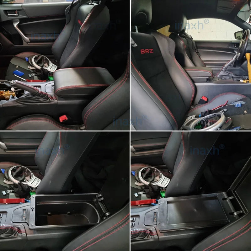For Toyota 86 Armrest for Subaru Brz Car Armrest Box Right Hand Drive for Scion Fr-S Frs Gt86 2012-2020 Storage Box Auto Parts