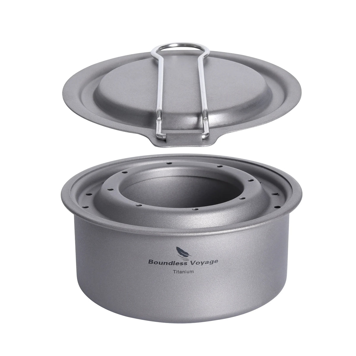 Boundless Voyage Camping Alcohol Stove Ultralight Titanium Wood Burning Stove Outdoor Multi-Fuels Mini Stove Ti2011C-13C