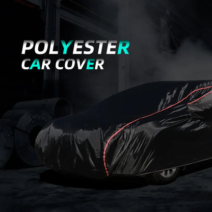 210T Universal Full Car Covers Outdoor Prevent Snow Sun Rain Dust Frost Wind Black for BMW 3 Series 5 Series M3 M4 X3 X5 X1