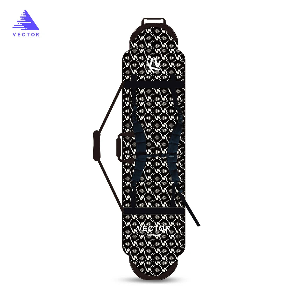 2020 Vector Skiing Snowboard Bag Scratch Resistant Monoboard Plate Cover Skiing Dumpling Skin Pouch Case Carry Bag Accessory