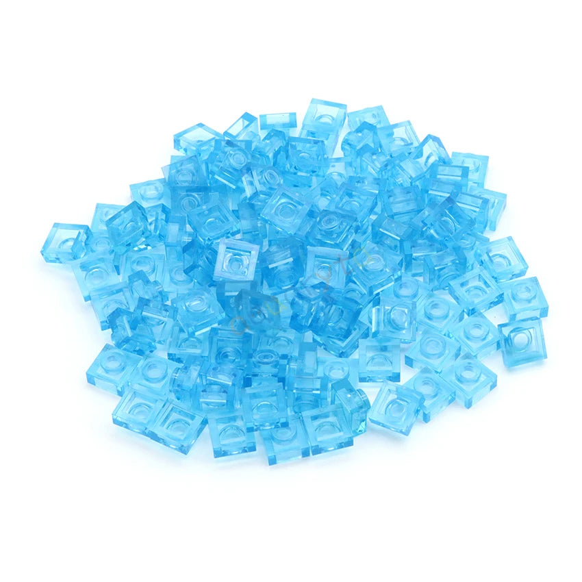 Aquaryta 1000pcs Building Bricks Thin 1X1 Bulk Compatible With Logo 3024 Educational Assemblage Construction Toys Gift for Kids