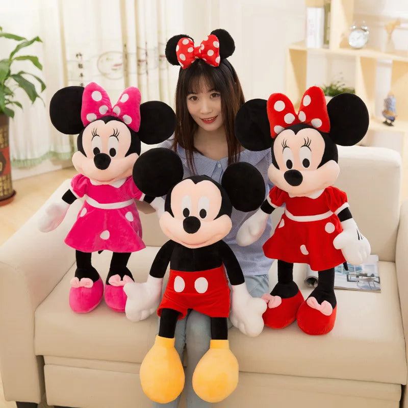 30-70cm Aoger Couples Mouse Kawaii Plush Toys Children Stuffed Plush Toys Cute Doll Birthday Girlfriend Girl Gift