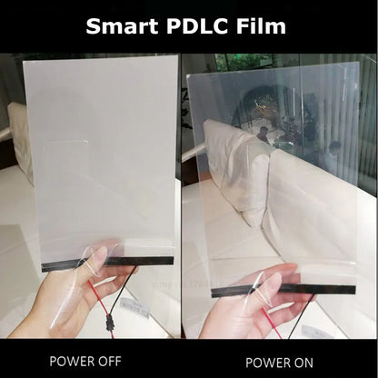 21*30cm A4 Sample Customized Smart Film Smart Window Film Magic PDLC Film Window Glasses Electric Switchable Tint Dimming Film