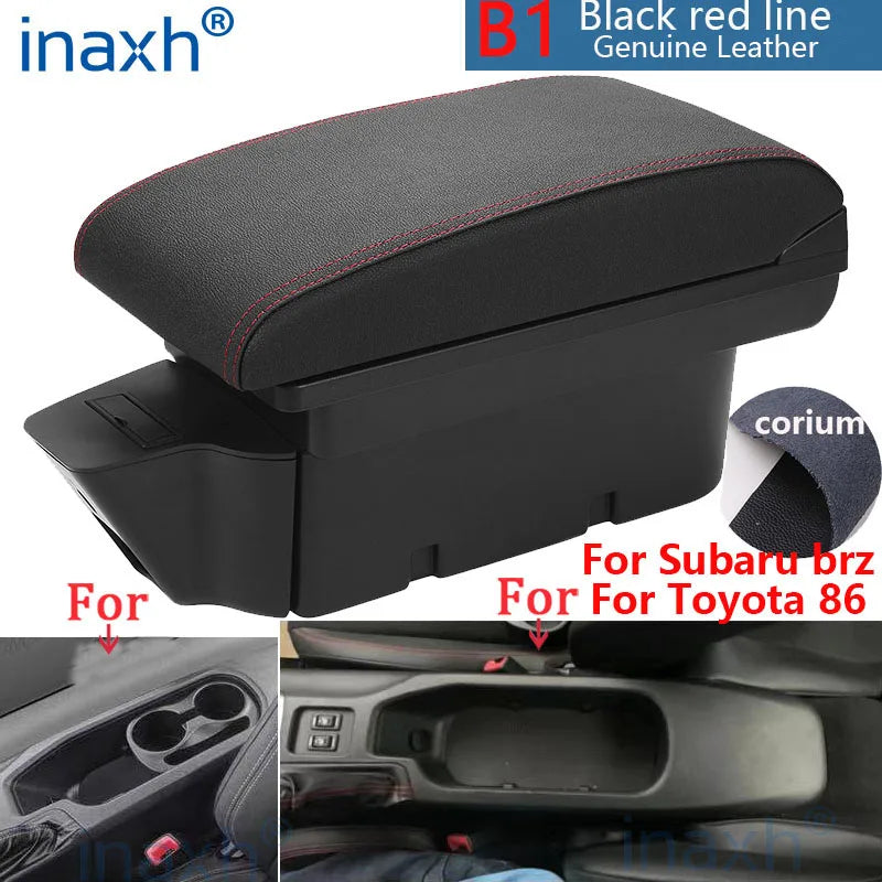 For Toyota 86 Armrest for Subaru Brz Car Armrest Box Right Hand Drive for Scion Fr-S Frs Gt86 2012-2020 Storage Box Auto Parts