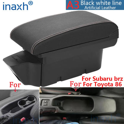 For Toyota 86 Armrest for Subaru Brz Car Armrest Box Right Hand Drive for Scion Fr-S Frs Gt86 2012-2020 Storage Box Auto Parts