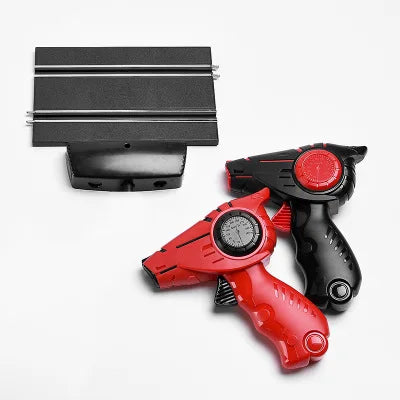 Electric Powered Slot Car Racing Kids Toy Race Track Set Includes 2 Hand Controllers Featuring 1:43 Scale