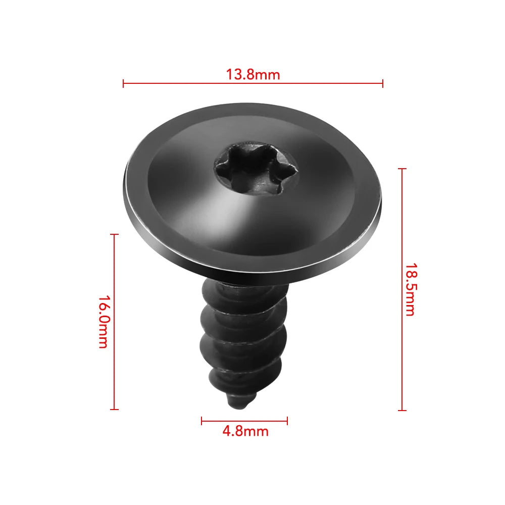 10Pcs Car Clips Fastener Engine Splash Guard Self Tapping Screws for Porsche Macan Panamera Cayenne 911 997 996 971 9YA