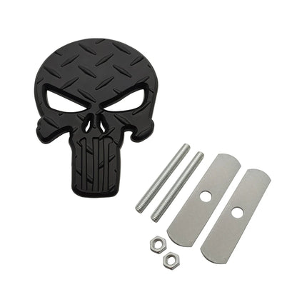 3D Metal The for Skull Skeleton Car Motorcycle Body Emblem Badge Fashion Decoration Automobile Styling Car accessories