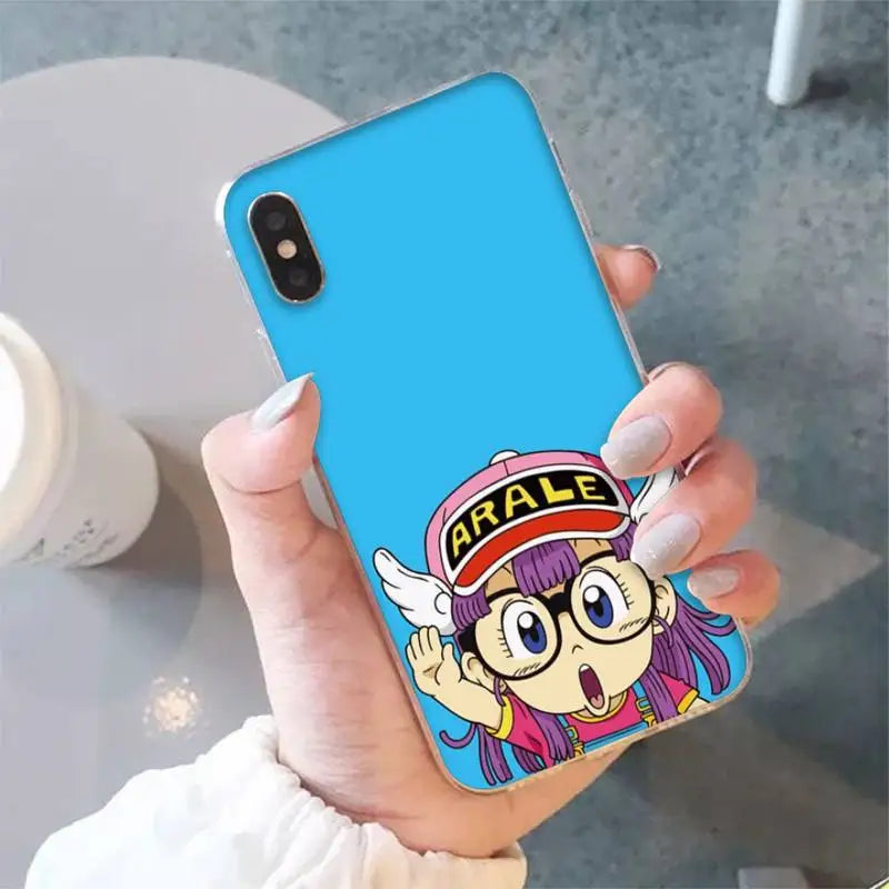 Yinuoda Cartoon Dr Slump Arale Phone Case for iPhone 11 12 13 mini pro XS MAX 8 7 6 6S Plus X 5S SE 2020 XR case