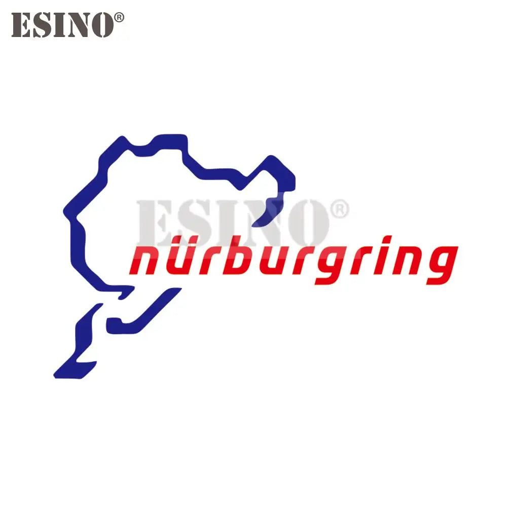Car Styling Creative Funny Fashion Decal Nurburgring Motor Sport Racing Road PVC 3D Carving Sticker Whole Body Film Vinyl