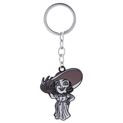 Residents Evils 8 Village Key Chains Vintage Six-Winged Unborn Key Pendant Keychain for Women Men Keyring Jewelry