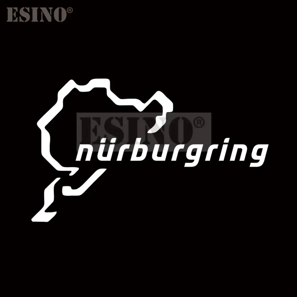Car Styling Creative Funny Fashion Decal Nurburgring Motor Sport Racing Road PVC 3D Carving Sticker Whole Body Film Vinyl