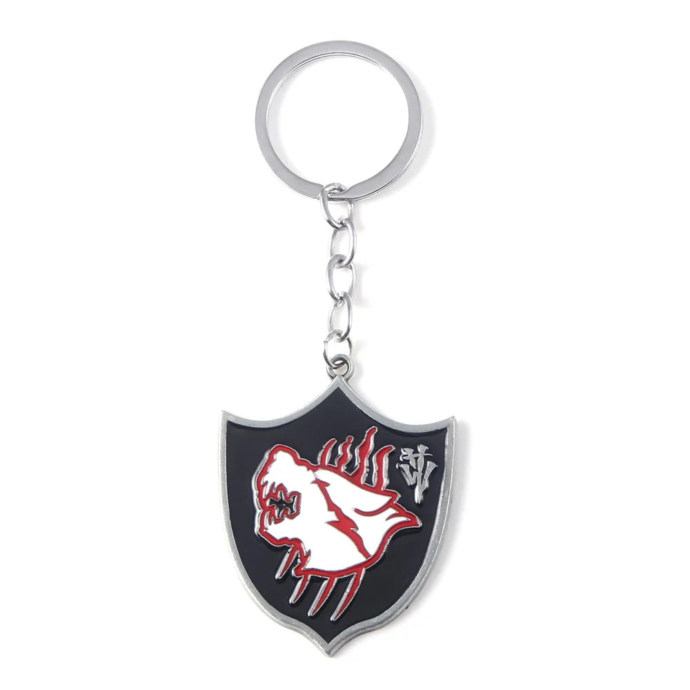 Residents Evils 8 Village Key Chains Vintage Six-Winged Unborn Key Pendant Keychain for Women Men Keyring Jewelry