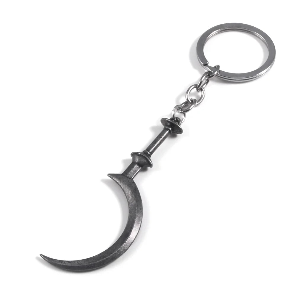 Residents Evils 8 Village Key Chains Vintage Six-Winged Unborn Key Pendant Keychain for Women Men Keyring Jewelry