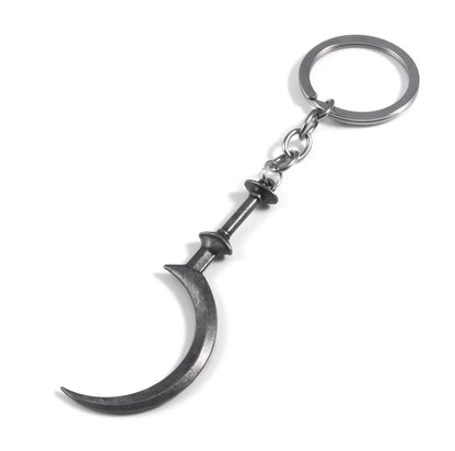 Residents Evils 8 Village Key Chains Vintage Six-Winged Unborn Key Pendant Keychain for Women Men Keyring Jewelry