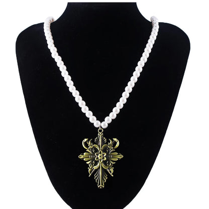 Residents Evils 8 Village Cosplay Necklaces Lady Dimitrescu's Daniela Bela Lace Flowers Collar Choker Halloween Jewelry Gifts