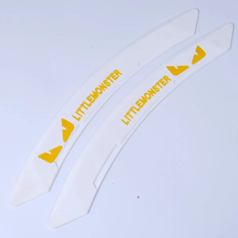 Car Wheel Arch Fender Protector Strip Rubber Anti Scratch Bumper Corner Guard Universal Eyebrow Trim Moulding Anti Collision Dec