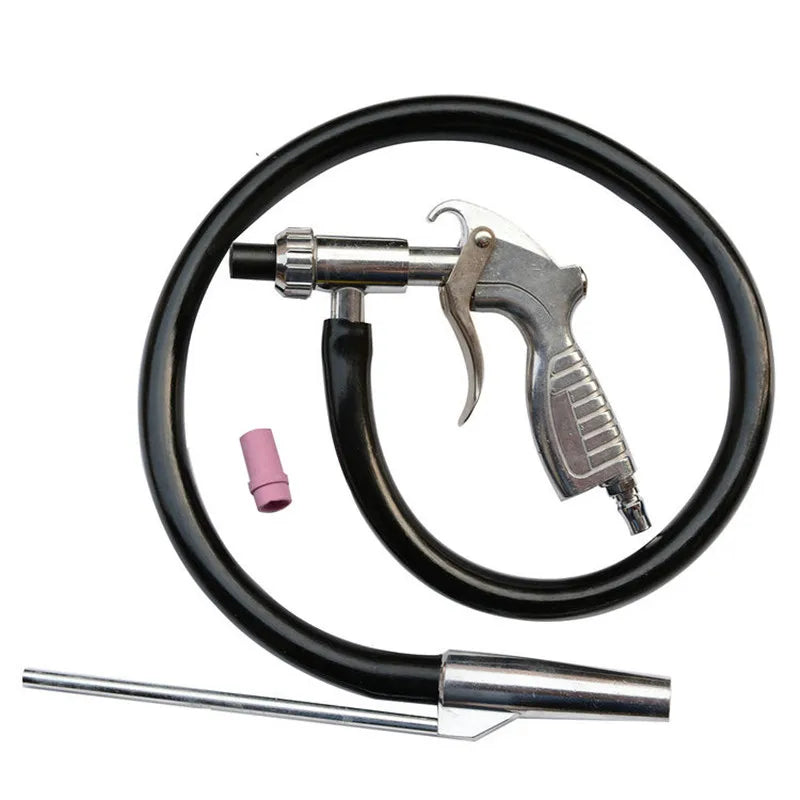 Industrial Spray Gun Kit  Air Sandblaster Sets Sand Blaster Grit Blast Gun Nozzles With Connector WithTube Derusting Tool Kit
