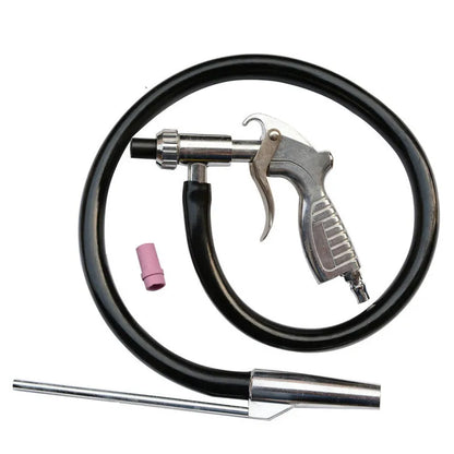 Industrial Spray Gun Kit  Air Sandblaster Sets Sand Blaster Grit Blast Gun Nozzles With Connector WithTube Derusting Tool Kit