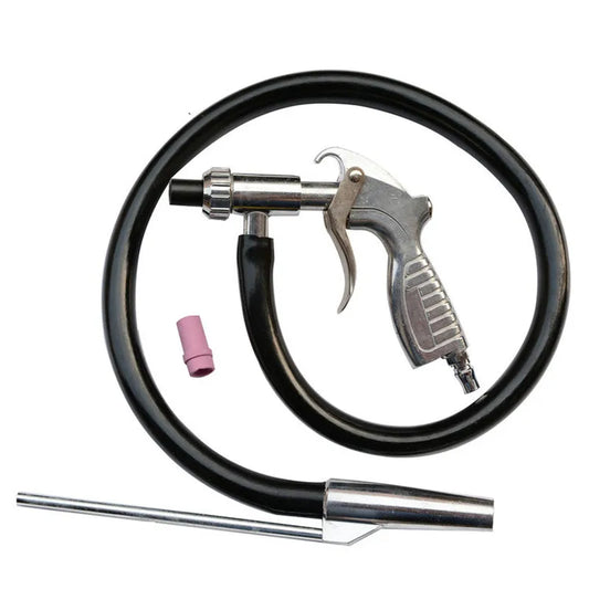 Industrial Spray Gun Kit  Air Sandblaster Sets Sand Blaster Grit Blast Gun Nozzles With Connector WithTube Derusting Tool Kit