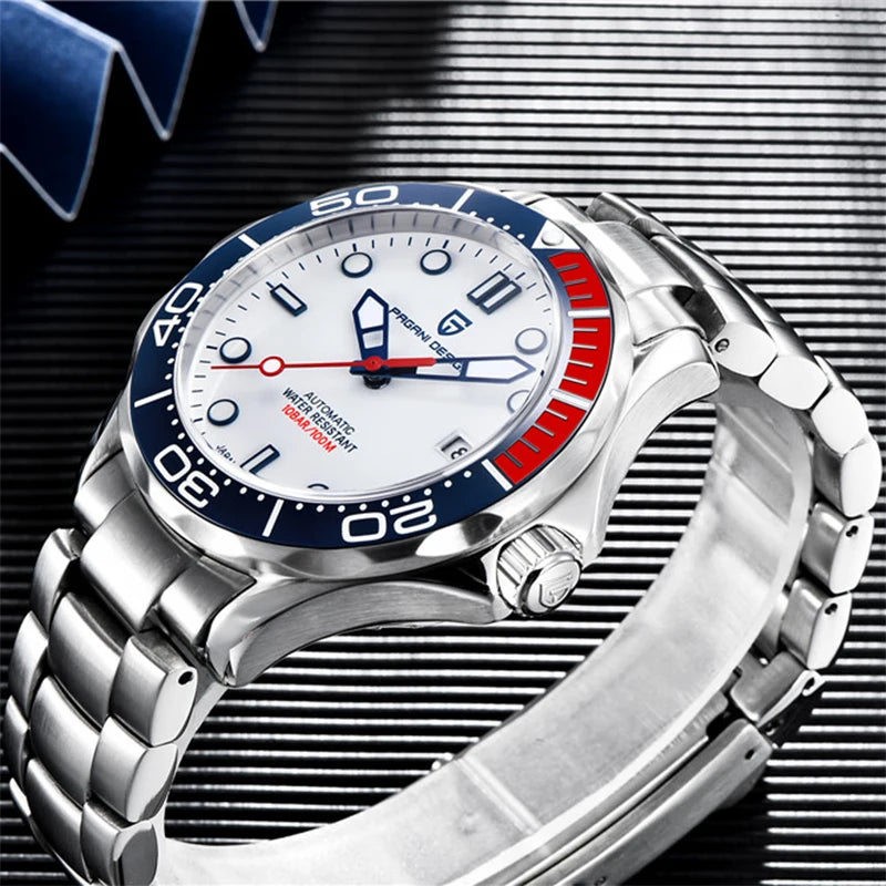 2025 New PAGANI DESIGN 007 Men's Watches Luxury Automatic Watch For Man Mechanical Wristwatches NH35 Men Gift AR Sapphire Mirror
