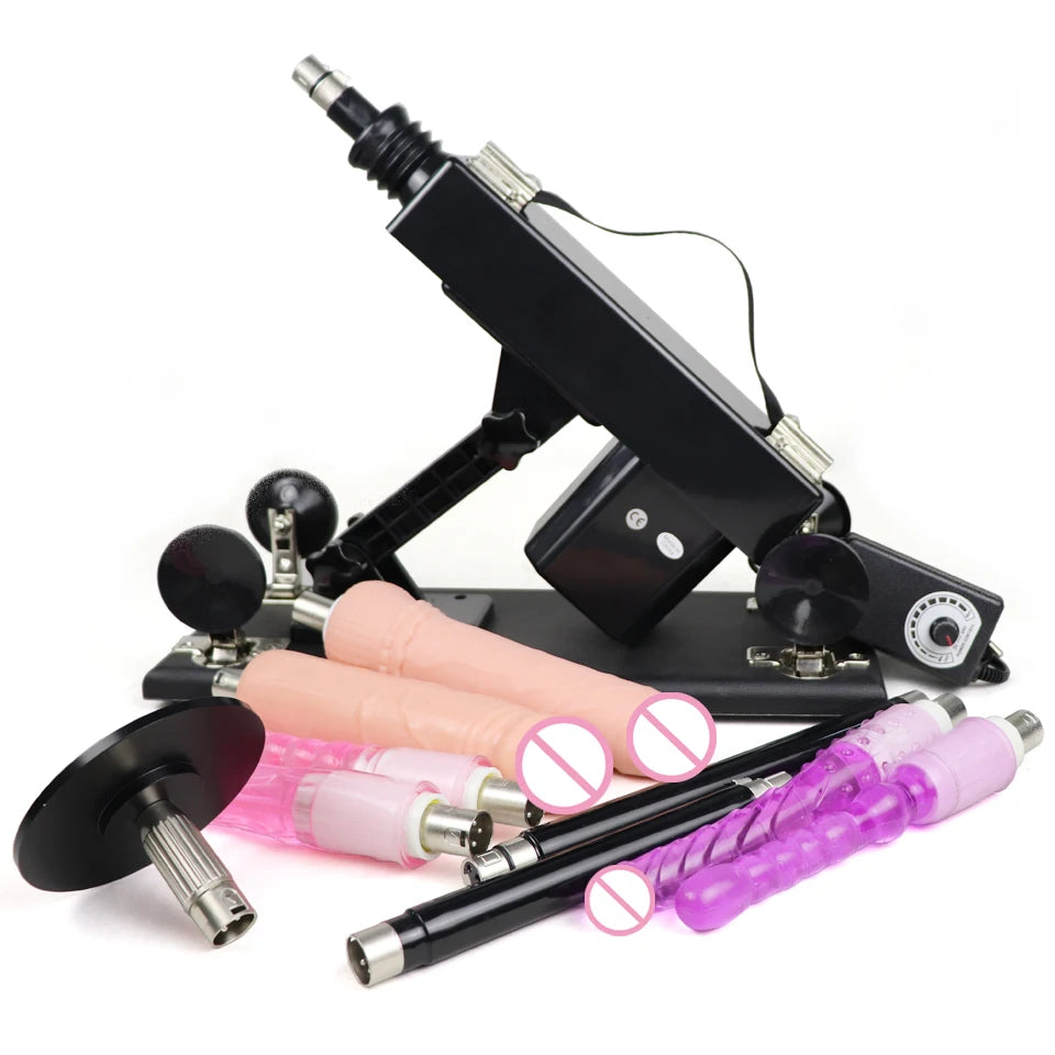 FREDORCH Sex Machines for Woman Automatic Masturbation Pumping Gun 3XLR Sex Machines for Adults With Big Dildo Sex Machine Toys
