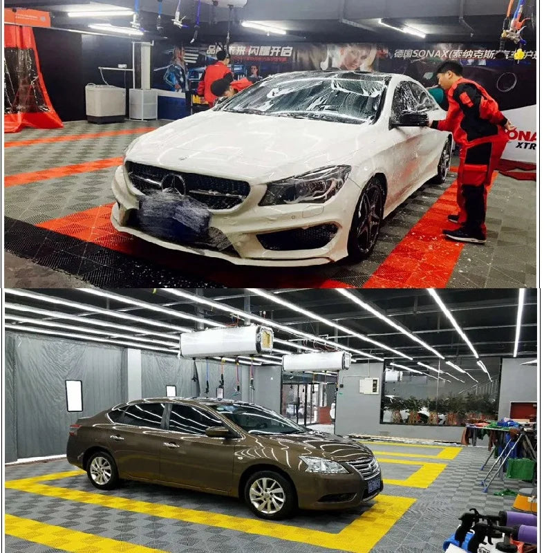 Garage Floor Tile In Interlocking Plastic Grid Floor Car Wash Shop Plastic Interlocking Floor Tiles Pp Pvc For Indoor