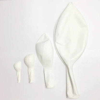 5-36inch Big Matte White Latex Balloons Macarone Color Inflatable Helium Balloon Birthday Party Wedding Decorations Kids Toys