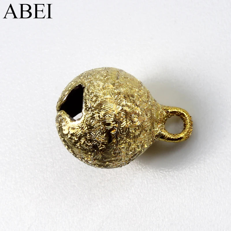 10mm Copper Bells DIY Crafts Accessories Christmas Gingle bell Wedding party Decoration Matte Gold Bell