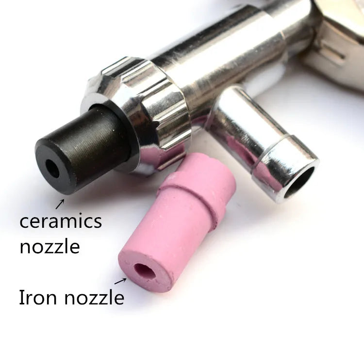 Industrial Spray Gun Kit  Air Sandblaster Sets Sand Blaster Grit Blast Gun Nozzles With Connector WithTube Derusting Tool Kit